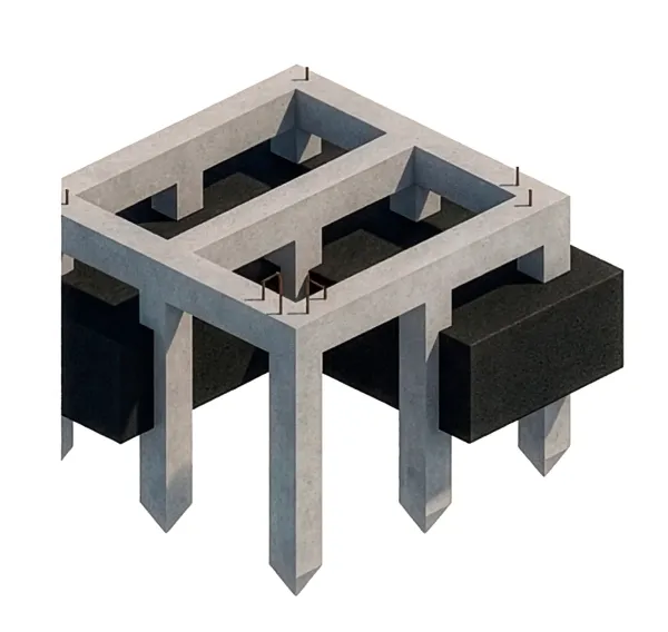 Возведение фундамента